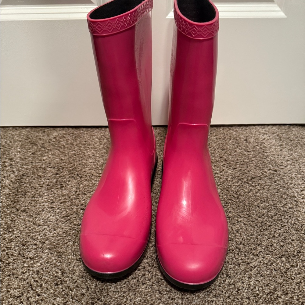 UGG Women's Bright Pink Rain Boots